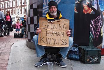 Homeless people